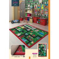 Confetti City 200*290 Yeşil Bukle Çocuk Halısı