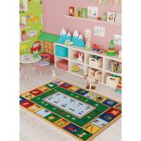 Confetti Primary 200x290 Yeşil Bukle Anaokulu Kreş Ve Çocuk Halısı
