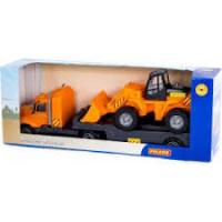 Polesie Mıke Büyük Taşıyıcı Tır Ve Yol Silindir Aracı Ikisi Bir 